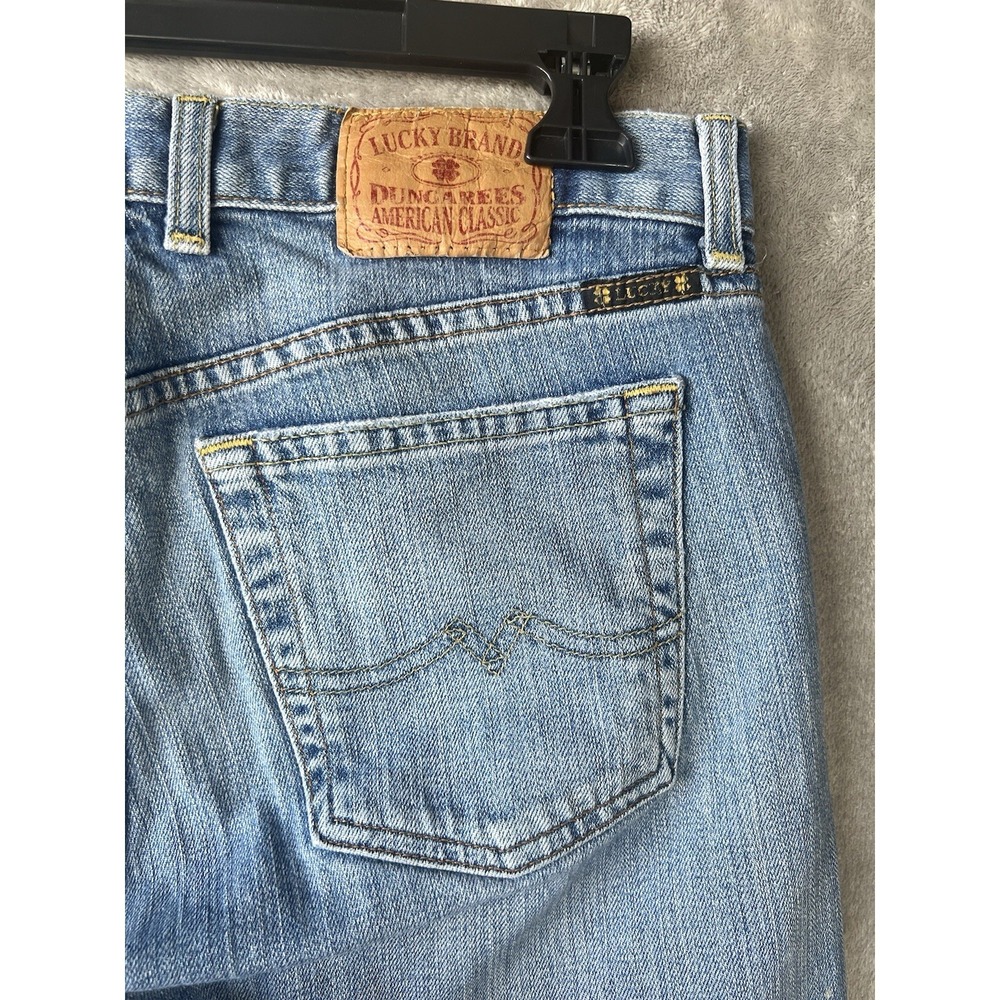 Lucky Brand Jeans woman's SZ 6 31x25 Made In USA Bootcut Sweet N' Low Dungarees - Picture 6 of 11